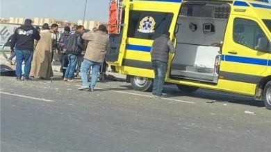 تفاصيل حادث تصادم على طريق الجعفرية أسفر عن إصابة 13 شخصًا