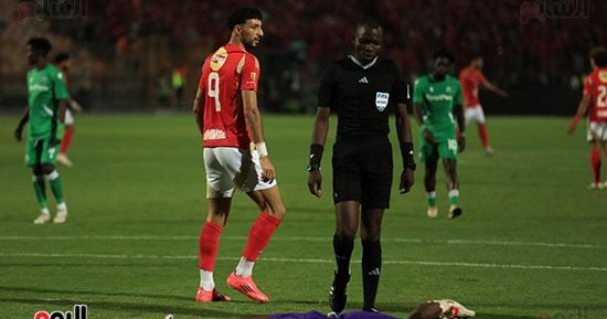 الأهلي يتقدم على جورماهيا الكينى بهدف رامي ربيعة فى الشوط الأول