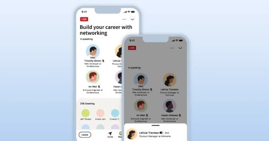 LinkedIn تتخلص من ميزة الصوت المباشر