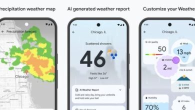 تعرف على تطبيق الطقس المدعوم بالذكاء الاصطناعى من جوجل