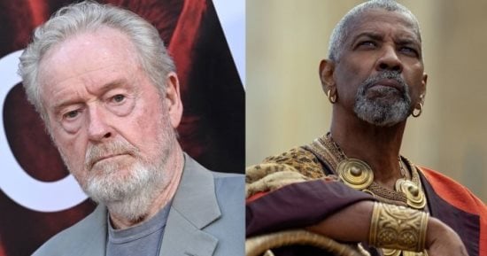 مشادة بين ريدلى سكوت ودينزل واشنطن بسبب قبلة فى Gladiator 2.. اعرف التفاصيل