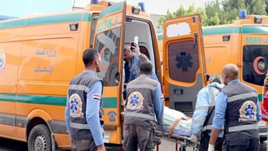 مصرع شخصين وإصابة 5 آخرين في انقلاب سيارة ربع نقل بمركز الفرافرة في الوادي الجديد