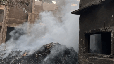 دون إصابات.. إخماد حريق داخل فيلا حسين فهمي المهجورة بـ حلوان
