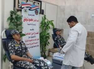 حملة للتبرع بالدم بمديرية أمن القاهرة