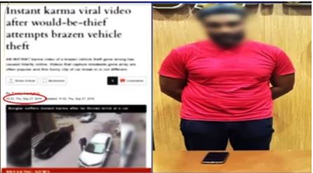 الحجر ضرب في وجهه.. الداخلية تكشف حقيقة فيديو محاولة كسر زجاج سيارة لسرقتها الحجر ضرب في وجهه.. الداخلية تكشف حقيقة فيديو محاولة كسر زجاج سيارة لسرقتها