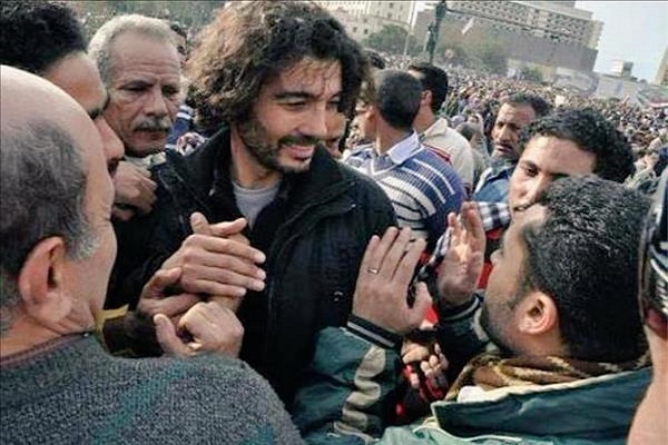 مشاركة خالد النبوي في 25 يناير
