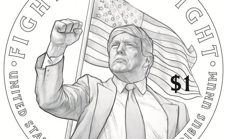 القصة الكاملة لإصدار دولار بصورة ترامب.. خبر حقيقي