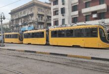 بدء أعمال حفر جسات التربة لمشروع إعادة تأهيل ترام الإسكندرية بمحطة الرمل