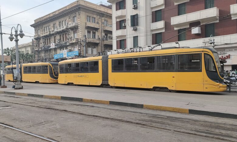 بدء أعمال حفر جسات التربة لمشروع إعادة تأهيل ترام الإسكندرية بمحطة الرمل