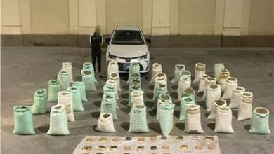 القبض على عنصر جنائي شديد الخطورة بحوزته 1.5 طن مخدرات بقيمة 95 مليون جنيه في الإسماعيلية