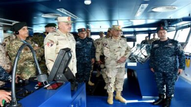 وزير الدفاع يشهد المرحلة الرئيسية لتدريب “ميدوزا-14” بمشاركة مصر و5 دول