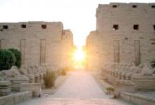  الأقصر تحتفل بظاهرة تعامد الشمس على معابد الكرنك فجر 21 ديسمبر