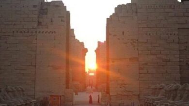 الاحتفال بظاهرة تعامد الشمس على معابد الكرنك في الأقصر الأحد المقبل 